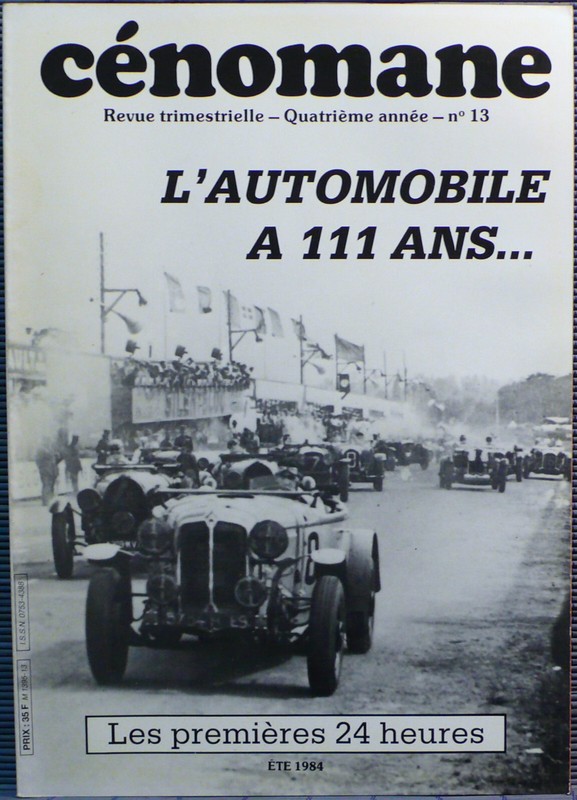 CÃ©Nomane - Nouvelle Revue Sarthoise NÂ° 13 - L'Automobile Ã  111 Ans...
