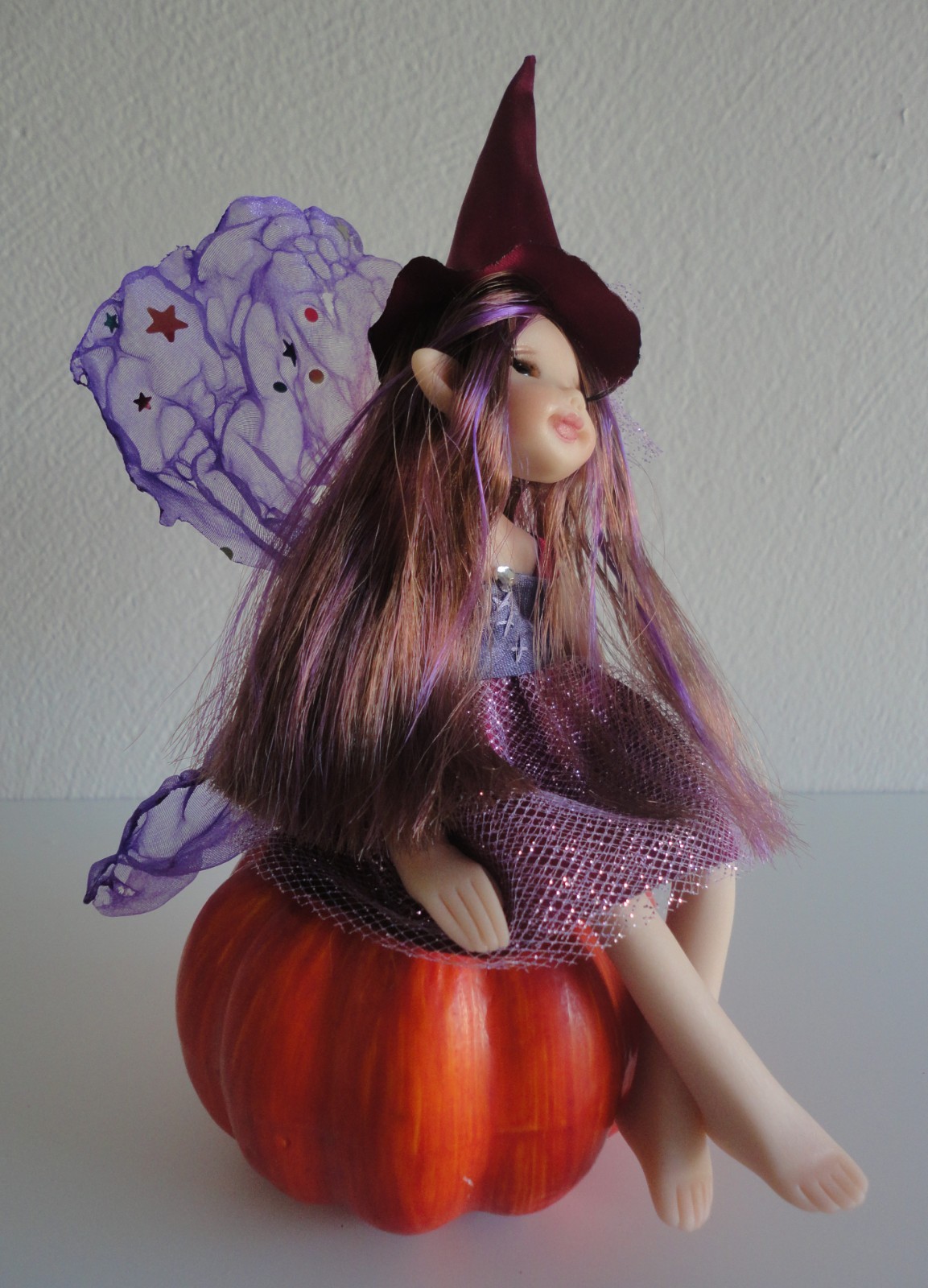 Liz Amend OOAK Fairy Faery Pixie Art Doll Chelsea, an Autumn witch faery