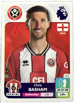 Panini Premier League 2024 - # 527 - CHRIS BASHAM - Sheffield United
