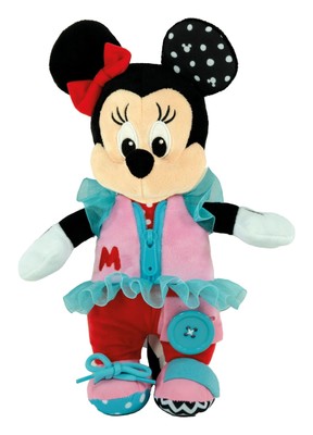 Clementoni - 17860 - Disney Baby Minnie Montessori Dress me up - Disney Plush, M