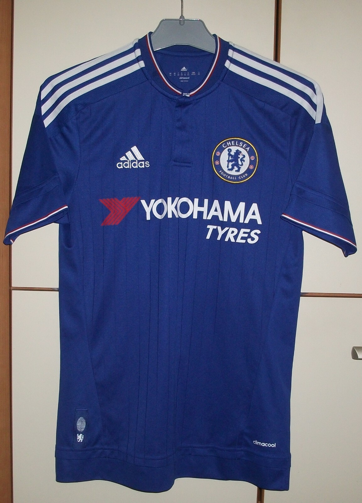 Chelsea 2015/2016 Home Football Shirt Jersey Adidas size XS