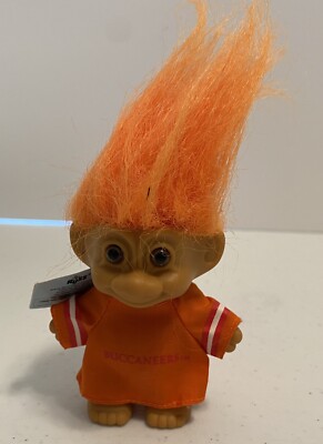 Vintage Russ 1990 NFL Tampa Bay BUCCANEERS Good Luck Troll 3'' with Tag  NEW 
