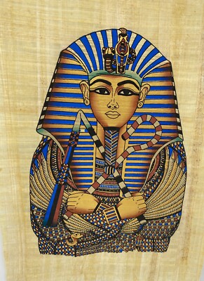  Hand painted Egyptian papyrus