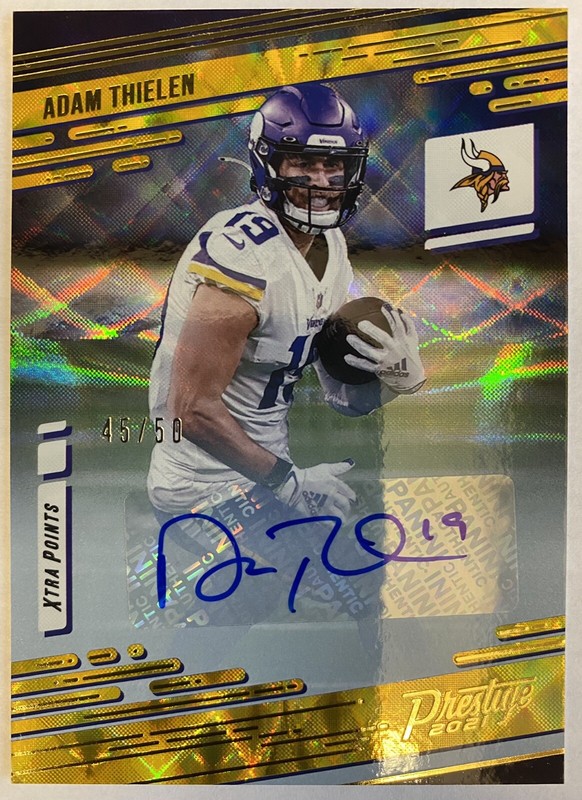 Adam Thielen Football Card Database Newest Products will be shown