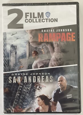 Rampage / San Andreas - 2 Film Collection DVD The Rock Dwayne Johnson