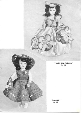 Doreen Dolls Crocheted & Knitted Outfits - Vintage Patterns for  8