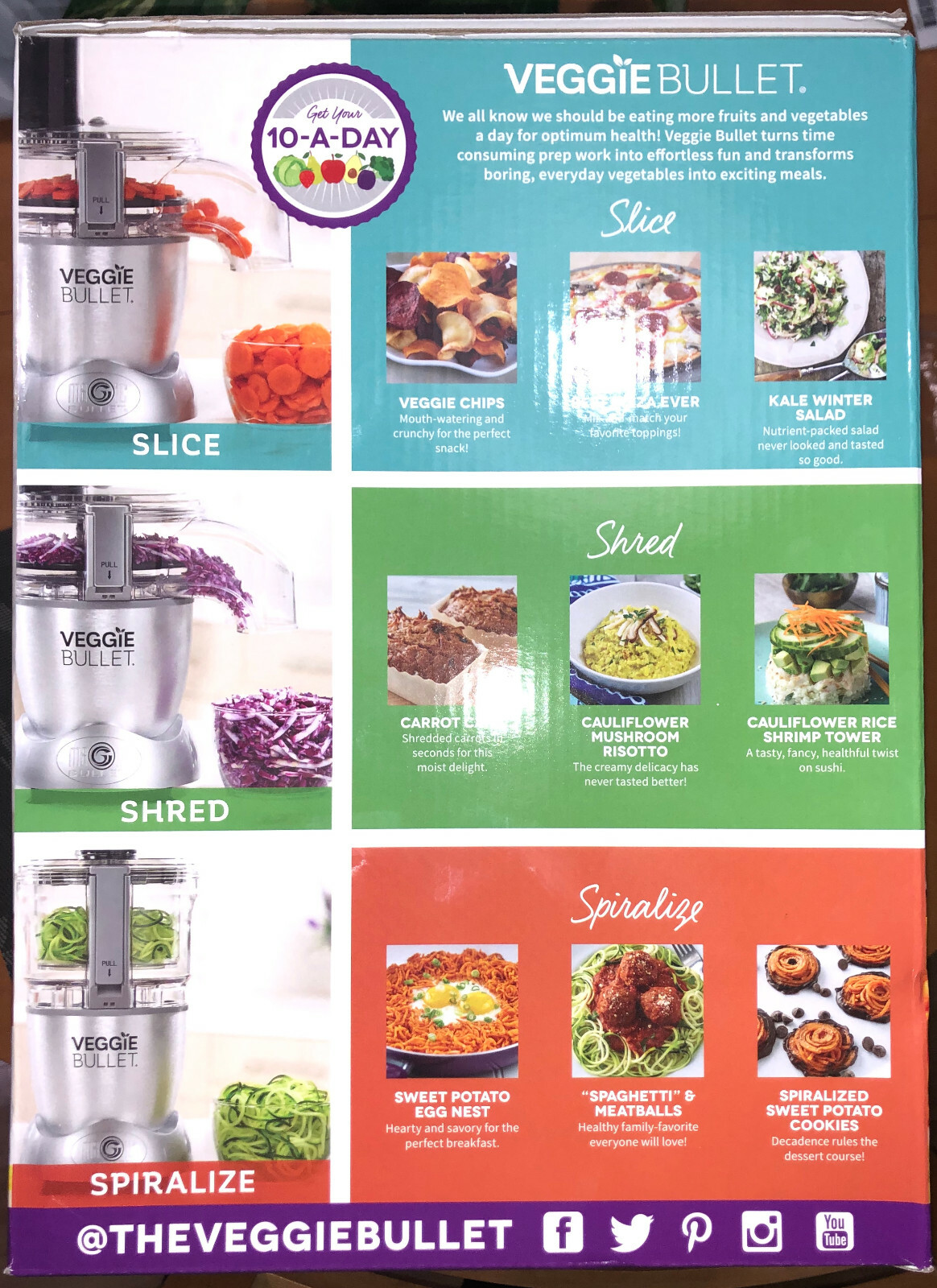 NEW!! NutriBullet VBR1001 Veggie Bullet Food Processor