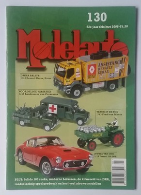 Modelauto 130 feb/mrt 2006 NL Dakar Schuco CMC Ferrari 250 SWB 1:18 1:43 1:87