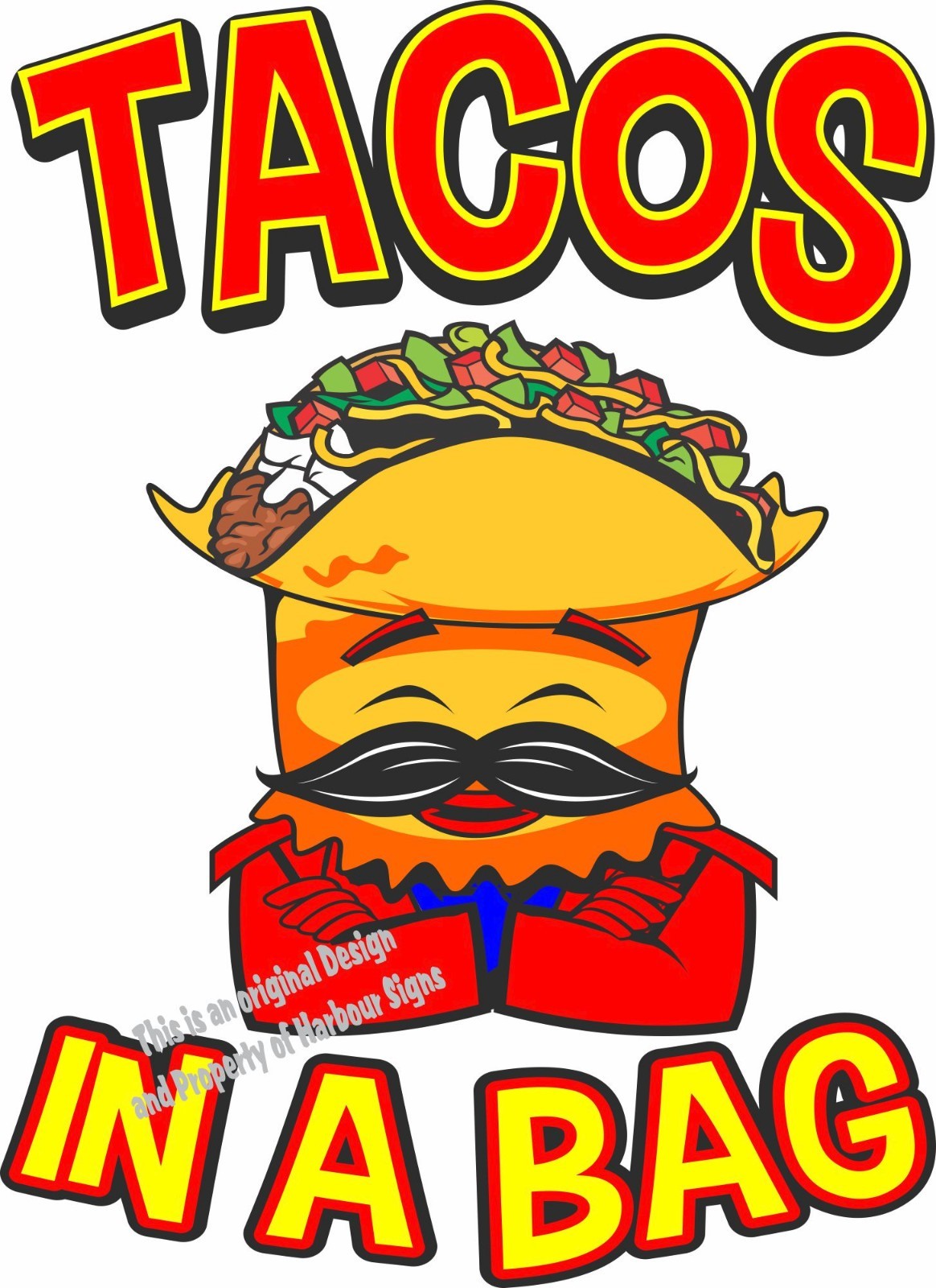 応援グッズ Tacos Tacos In A Bag Decal 14