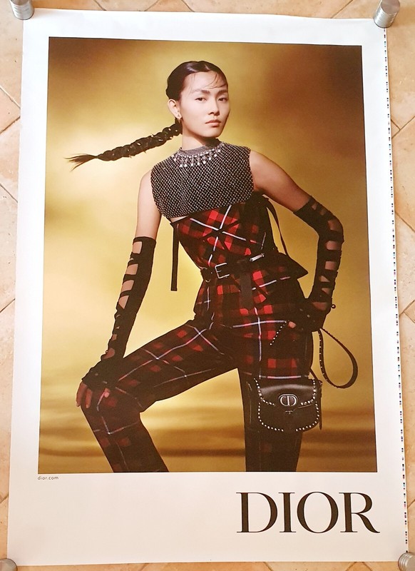 Affiche Poster Taille Abribus 120cm X 176cm Dior Jiali Zaho (RoulÃ©E)