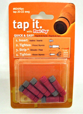 Tap It With Posi Tap #604 Tap 20 - 22 awg Pack Of 6