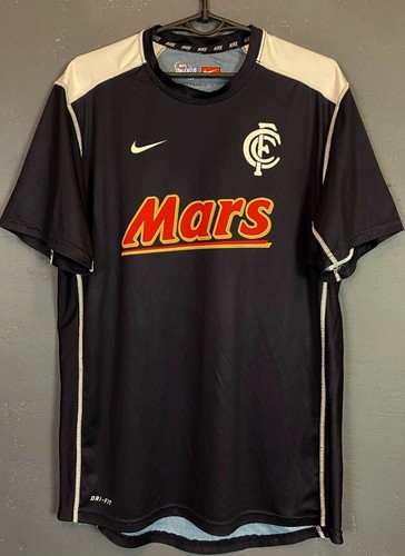 NIKE MENS FC CARLTON BLUES FOOTBALL CLUB AFL SOCCER FOOTBALL SHIRT JERSEY SIZE M