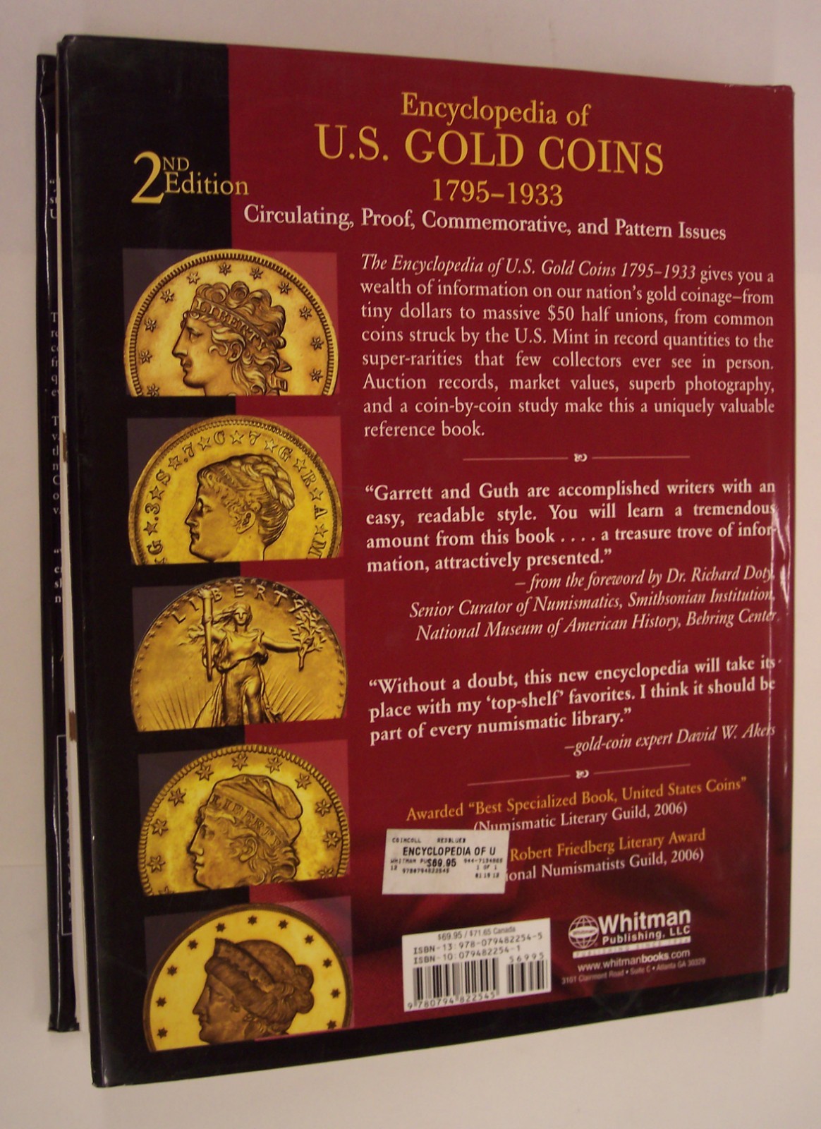 WHITMAN---ENCYCLOPEDIA of U. S. GOLD COINS 1795-1933 by JEFF GARRETT & RON GUTH