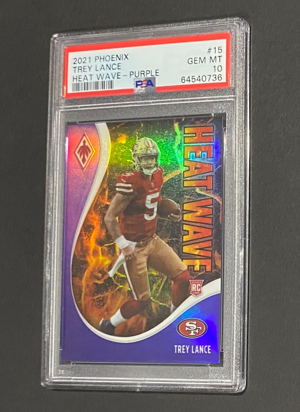 2021 PHOENIX TREY LANCE ROOKIE HEAT WAVE PURPLE /125 SP #15 2021 PHOENIX TREY LANCE ROOKIE HEAT WAVE PURPLE /125 SP #15