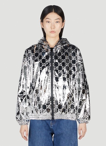 GUCCI レアバーキン Gucci GG Metallic Bomber Jacket 752508- BNWT - RRP$4,500 USD
