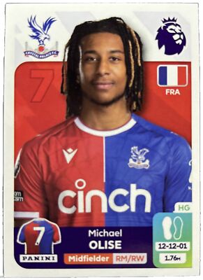 Panini Premier League 2024 - # 237 - MICHAEL OLISE - Crystal Palace 