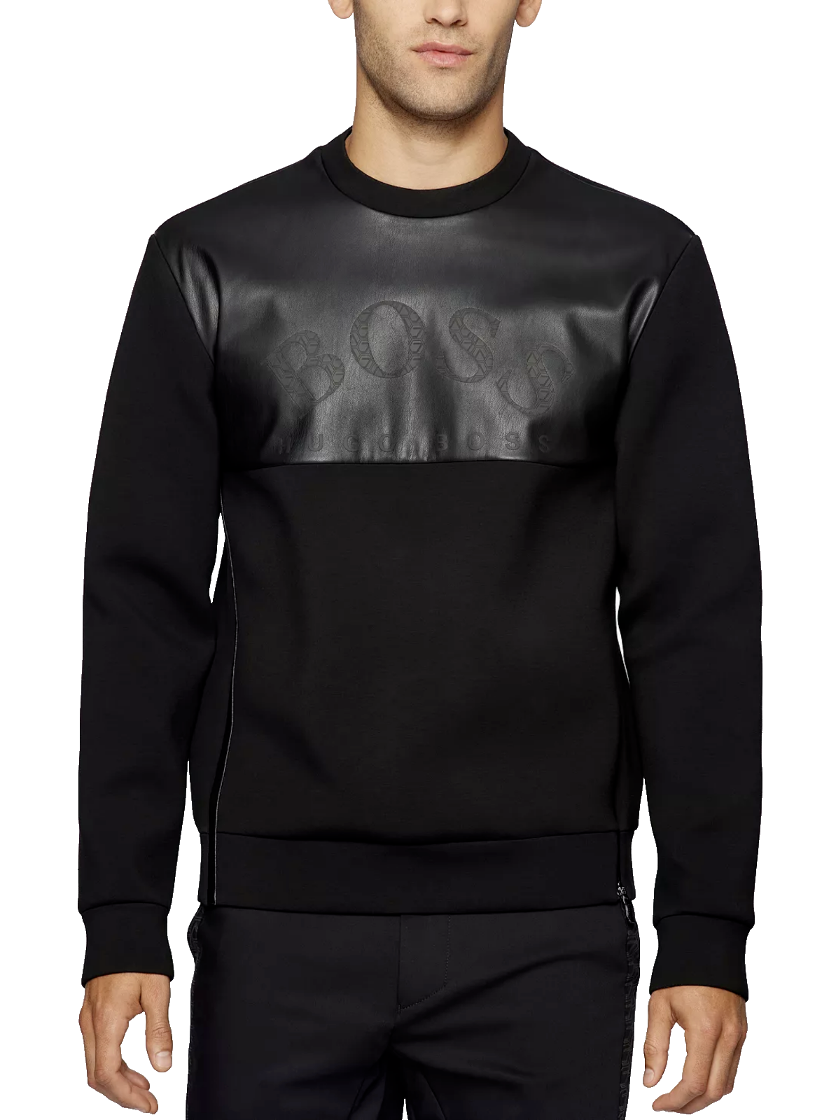 Pre-owned Hugo Boss X Ajbxng Joshua Sweater Sweatshirt Jumper Sweat Jacket Pullover In Black