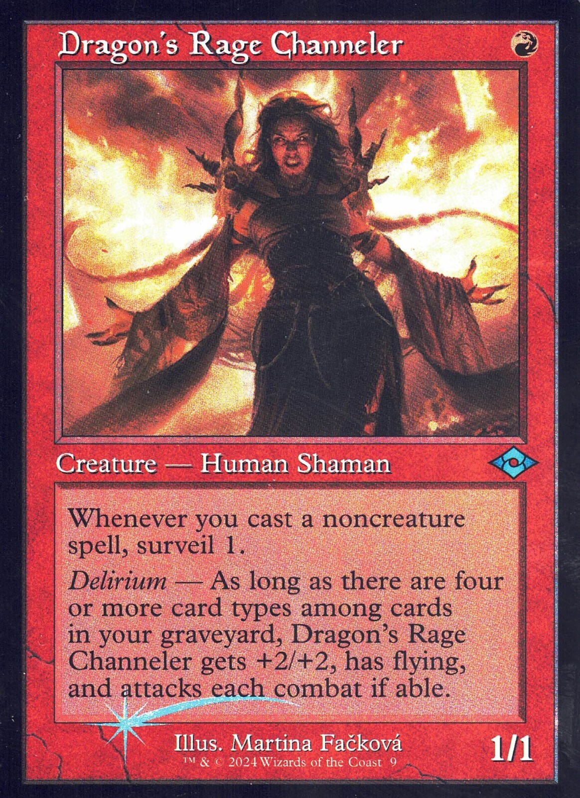 MTG 憤怒 foil FOIL MTG - Harrier Strix - #52 Outlaws Thunder Junction FOIL