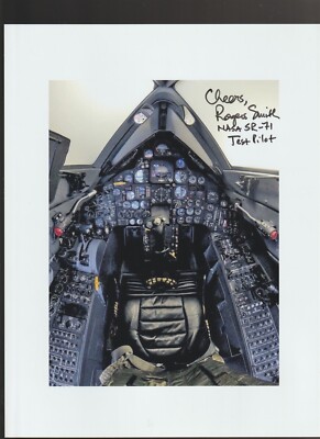 SR-71 Test Pilot- ROGERS SMITH-AUTOGRAPHED,HAND SIGNED