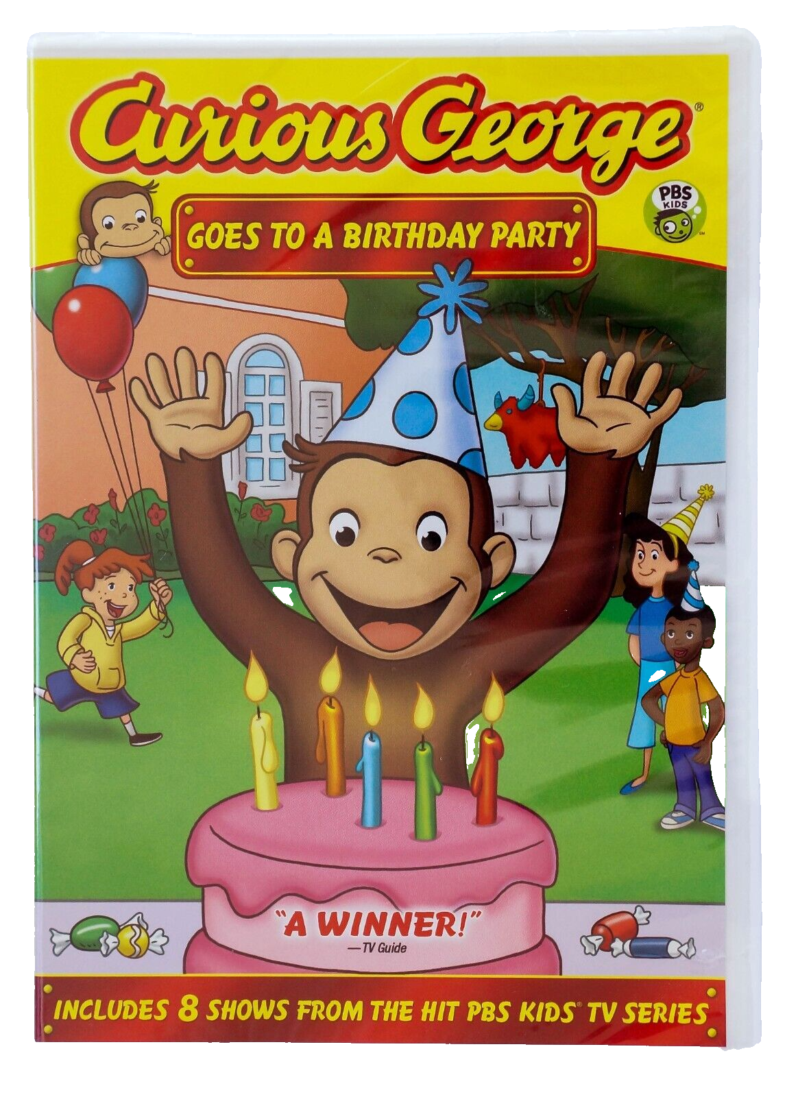 Curious George Goes to a Birthday Party (DVD, 2010, Full