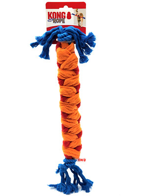 KONG Rally Rope Stick Medium Durable Interactive Tug Shake Fetch Dog Toy 20''