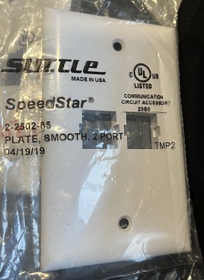 LOT OF 3- Suttle Speed Star Wall Plate Model Se-2-2502m-85