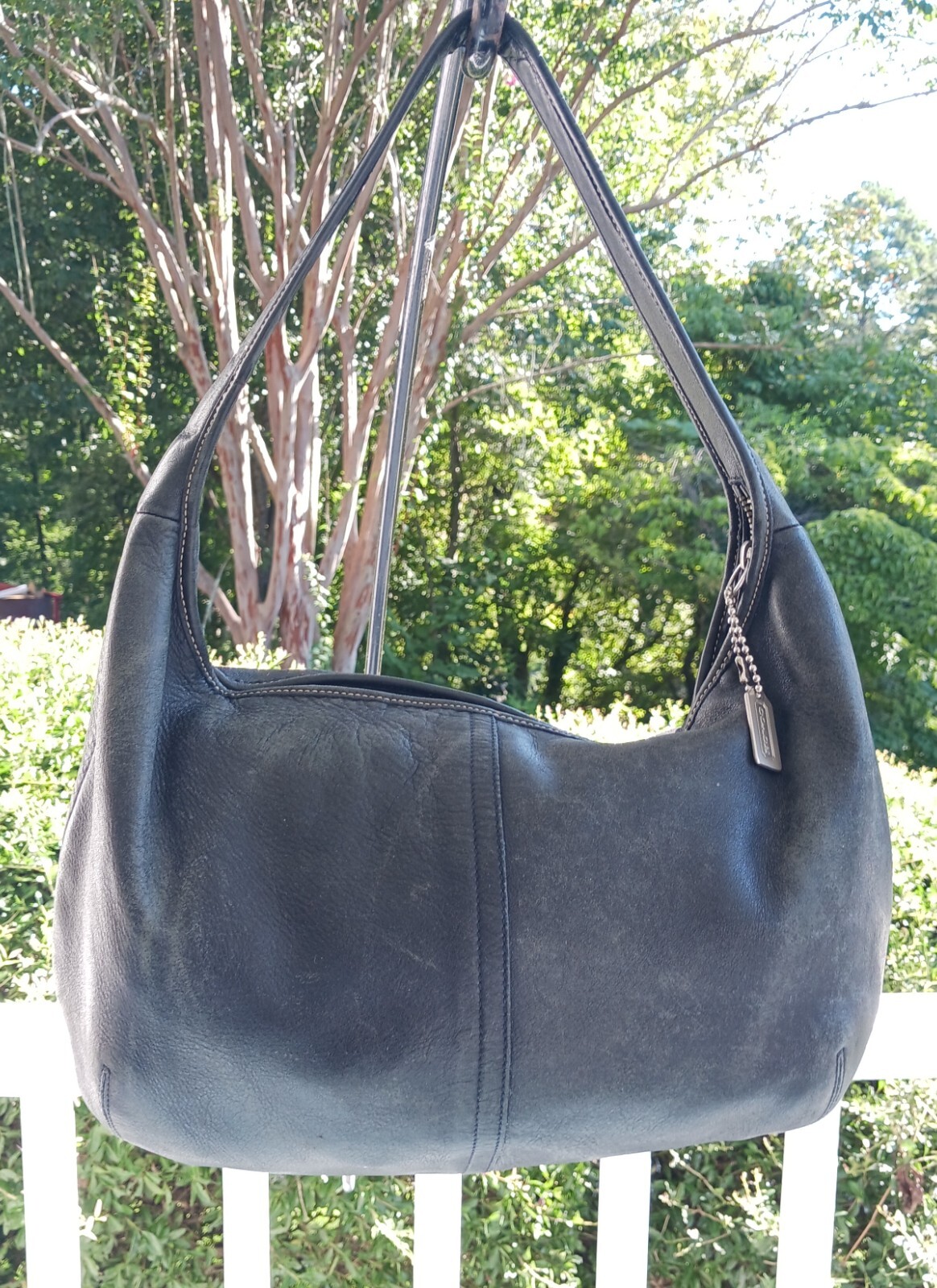 Coach 9221 Vintage Black Leather Ergo Shoulder Bag | eBay
