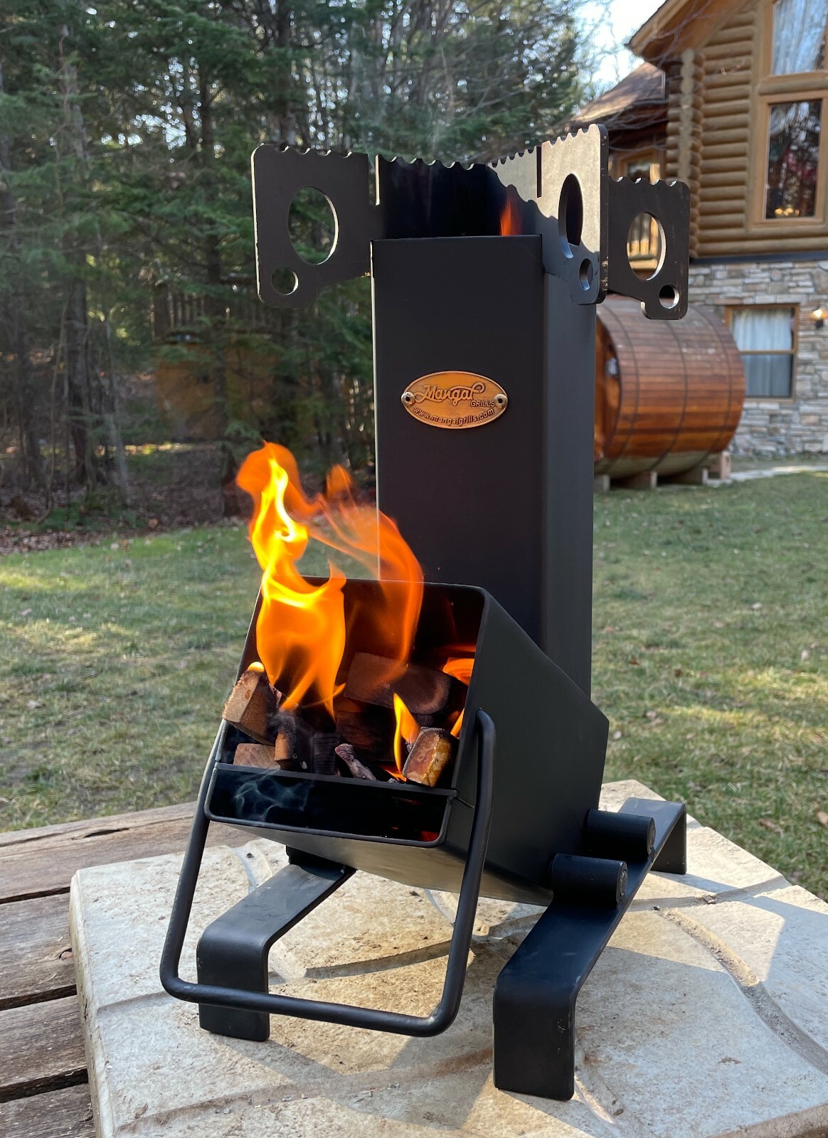 Rocket Stove - Portable, Collapsible, Heavy Duty, Compact