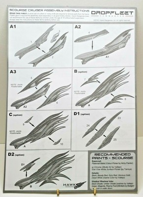 DROPFLEET - Commander SCOURGE Half Starter Box w Instructions #2 (11/1)