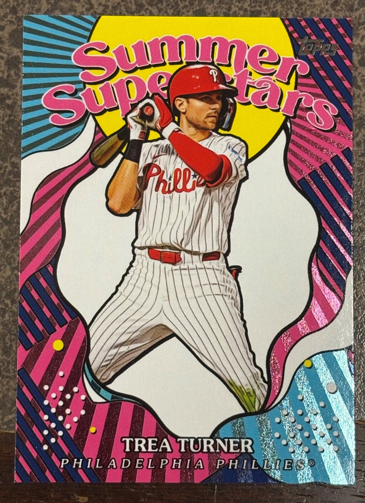 Trea Turner 2025 Topps Series 2 Summer Superstars baseball