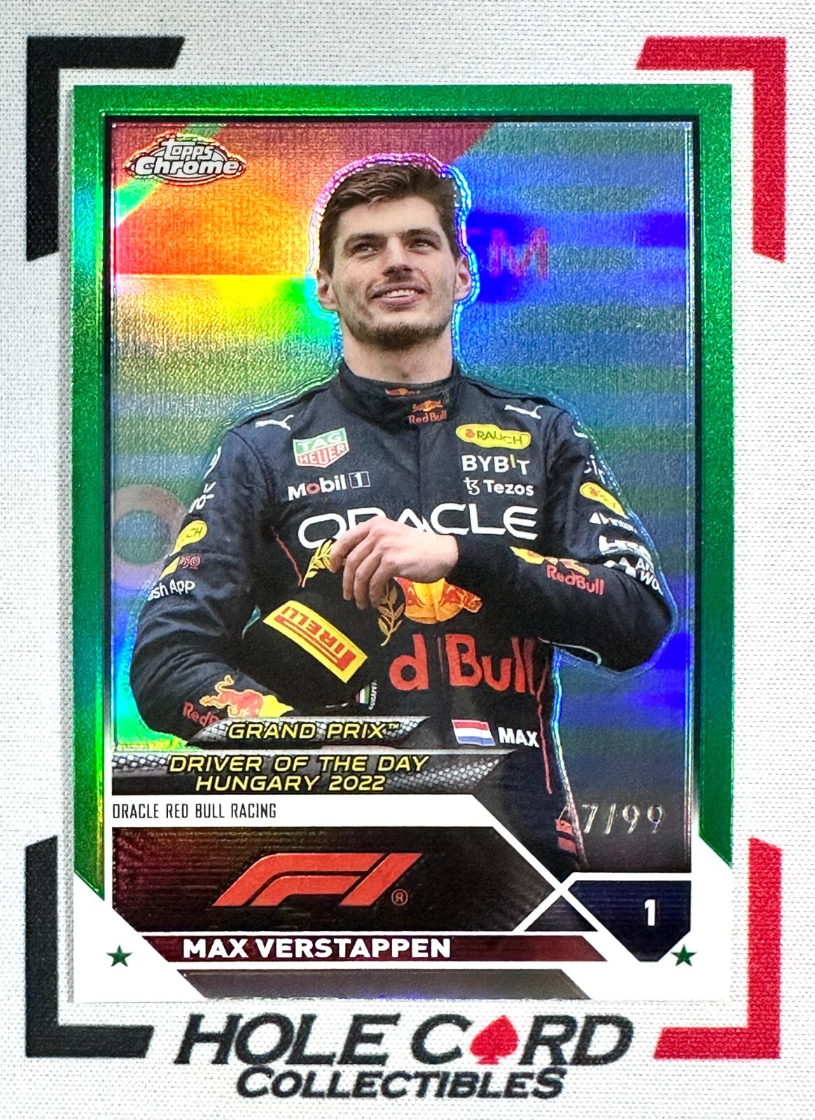 TOPPS F1 MAX VERSTAPPEN フェルスタッペン 世界399枚 Max Verstappen 2023 Topps Chrome Formula 1 #1 Purple