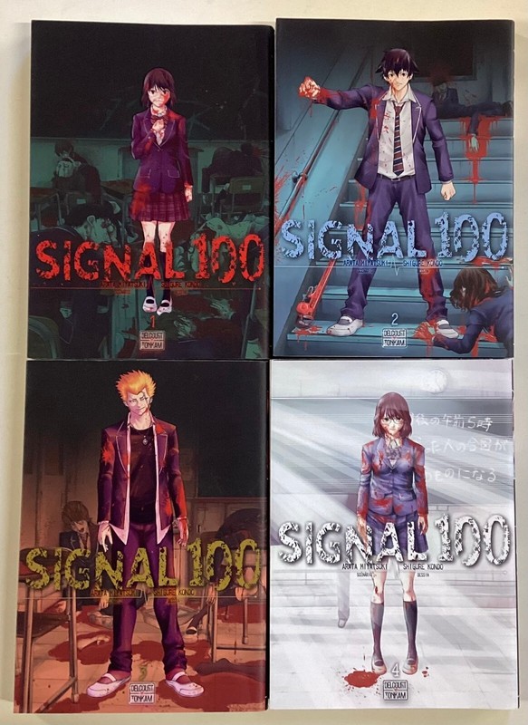 Signal 100 Tomes 1 Ã  4 Miyatsuki Kondo Manga Seinen Complet