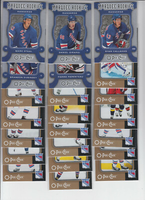 07/08 OPC New York Rangers Team Set w/RCs - Jagr Callahan Staal RC Dubinsky RC +
