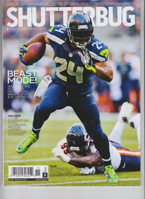 MARSHAWN LYNCH SEATTLE SEAHAWKS BEAST MODE SHUTTERBUG MAGAZINE NOV 2015