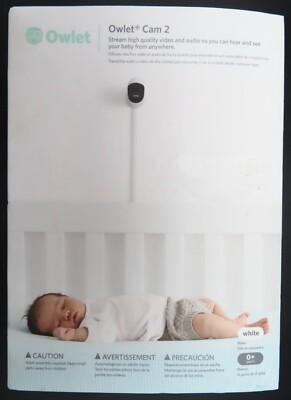 Owlet Cam 2 Smart HD Baby Monitor, White (BC06NNBBJ)