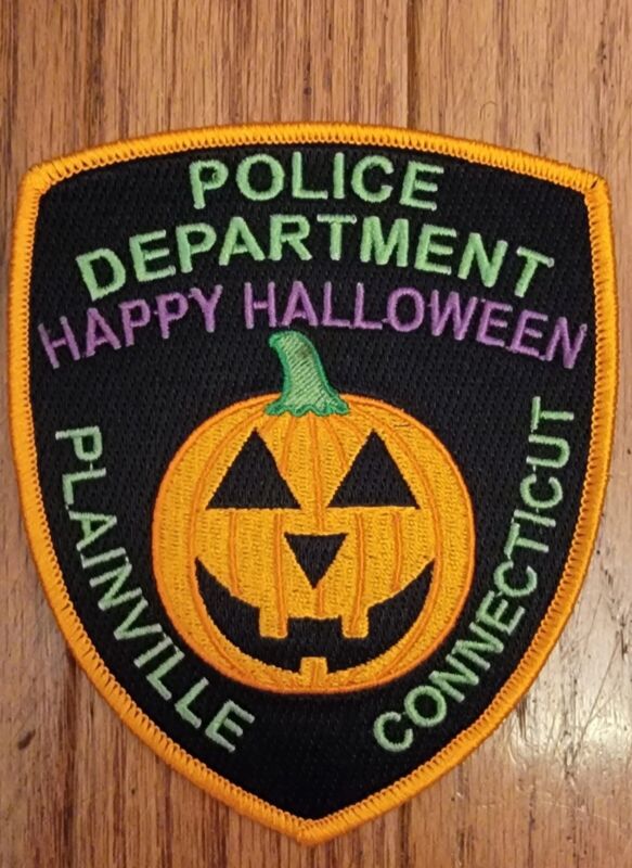 Plainville CT Police Halloween Patch