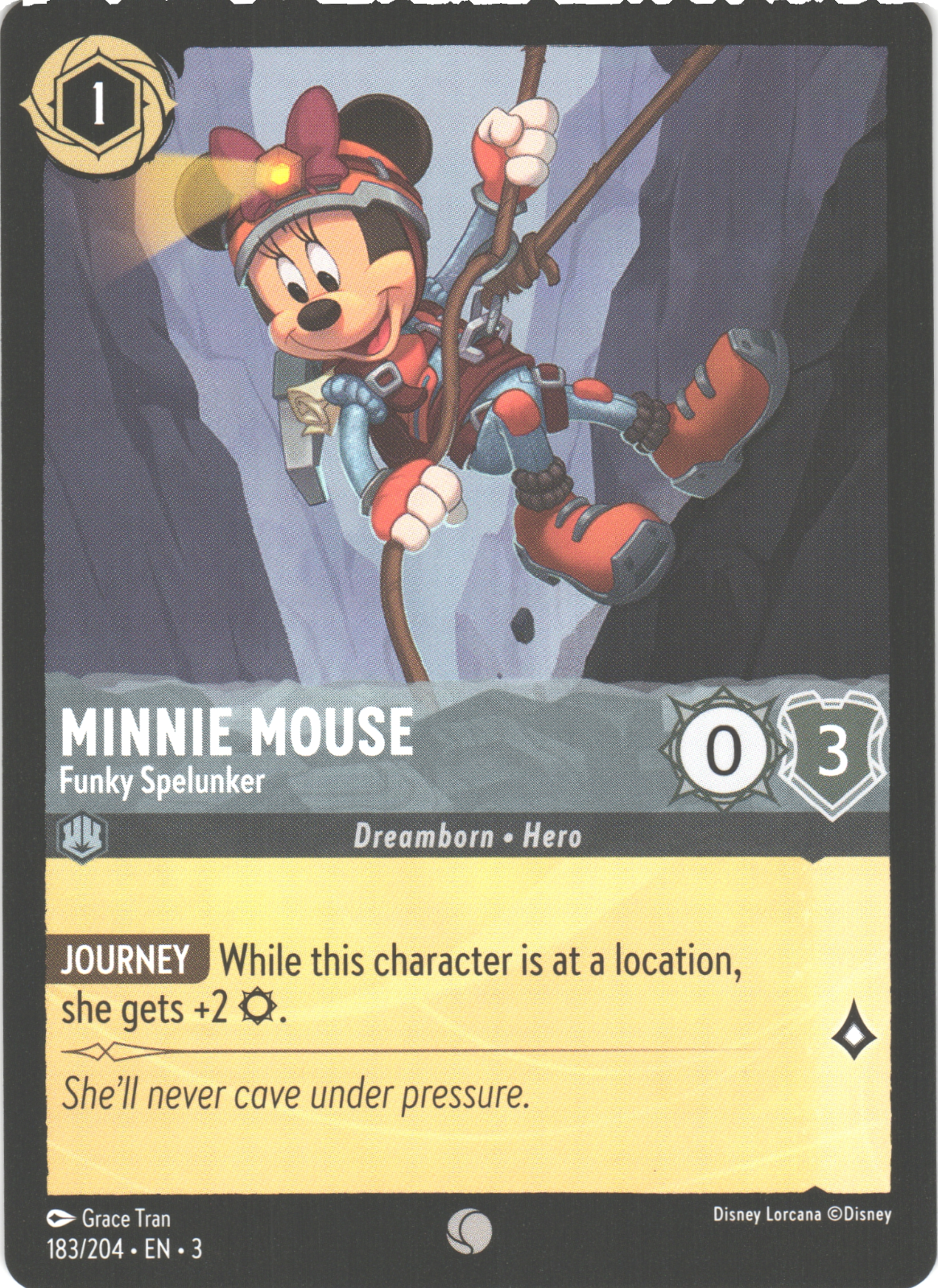 Disney Lorcana Into the Inklands Minnie Mouse 183/204 | eBay