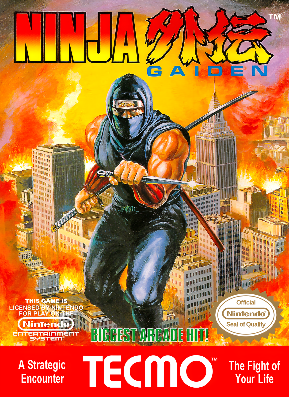 Ninja Gaiden Nes Poster High Quality 4x6 8x10 8.5x11 11x17