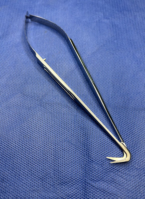 Jacobson Micro Scissors Angled 125º Sharp Fine tips VMueller CHO7458 7In