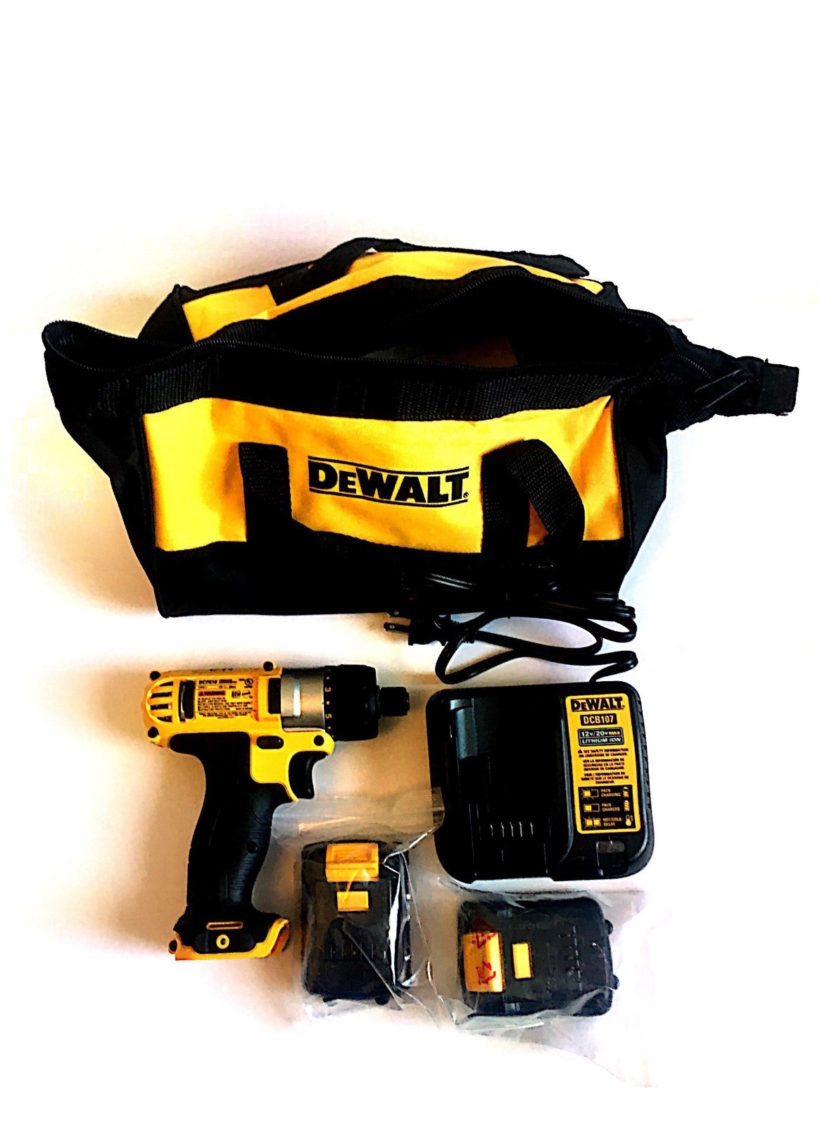 DEWALT DCF610S2 12-Volt Max 1/4-Inch Screwdriver Kit