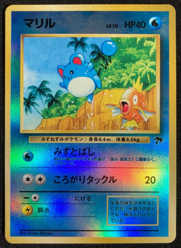 Marill Lv 10 Pokemon Card Mirror Japanese Southern Island Very Rare From Japan Polybull Com
