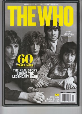 THE WHO MAGAZINE 2022 CENTENNIAL MEDIA 60 YEARS LATER THE REAL STORY OF THE BAND