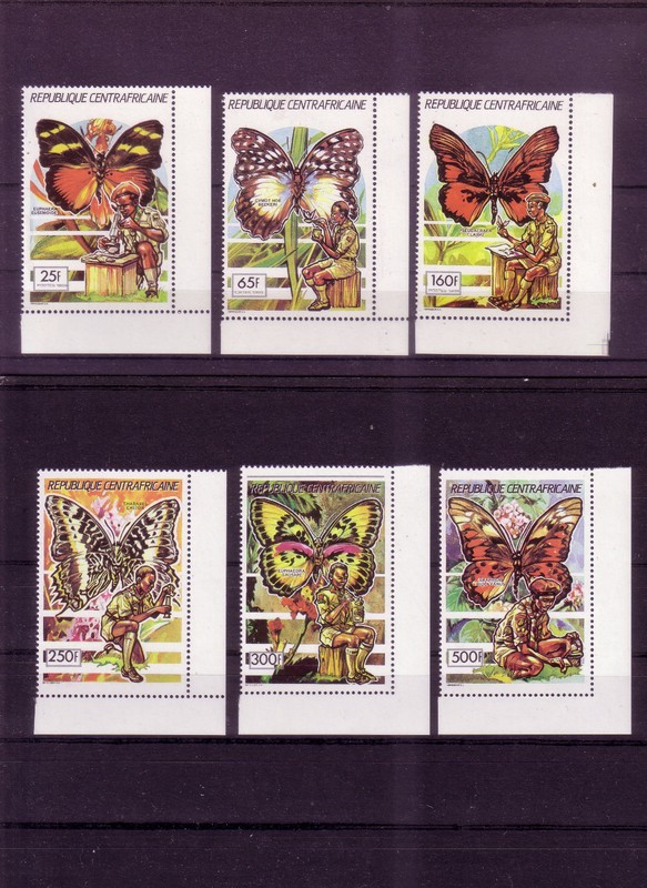 Zentralafrika Michelnummer 1418 - 1423 A Postfrisch (ÃBersee:11572)