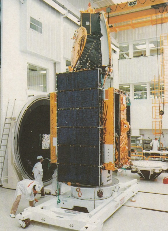 X359 Cpm Espace Aerospatiale Satellite Tdf1 