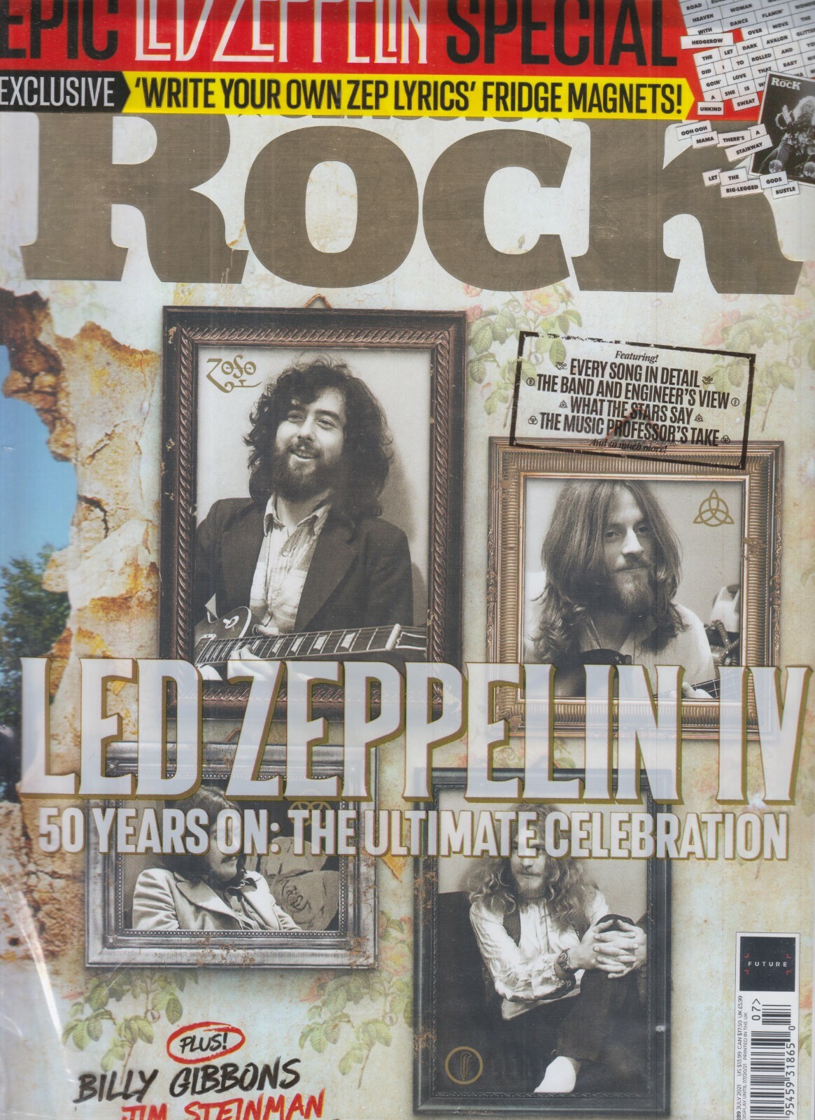 LED ZEPPELIN CLASSIC ROCK MAGAZINE JULY 2021 ISSUE #289 | eBay
