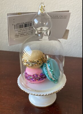Target Wondershop Glass Macaron Cookies Christmas Tree Ornament 2022