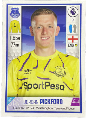 Panini Premier League 2020 - # 227 - JORDAN PICKFORD - Everton 