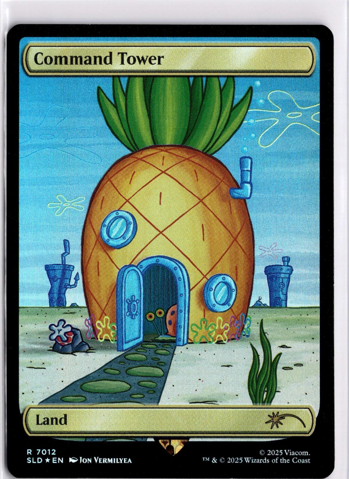 MTG Command Tower 7012 SpongeBob SquarePants Secret Lair