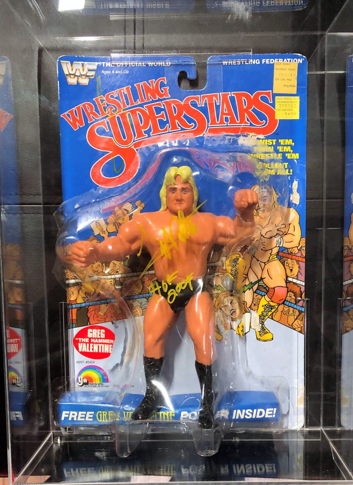 WWF LJN Wrestling Superstars Greg The Hammer Valentine