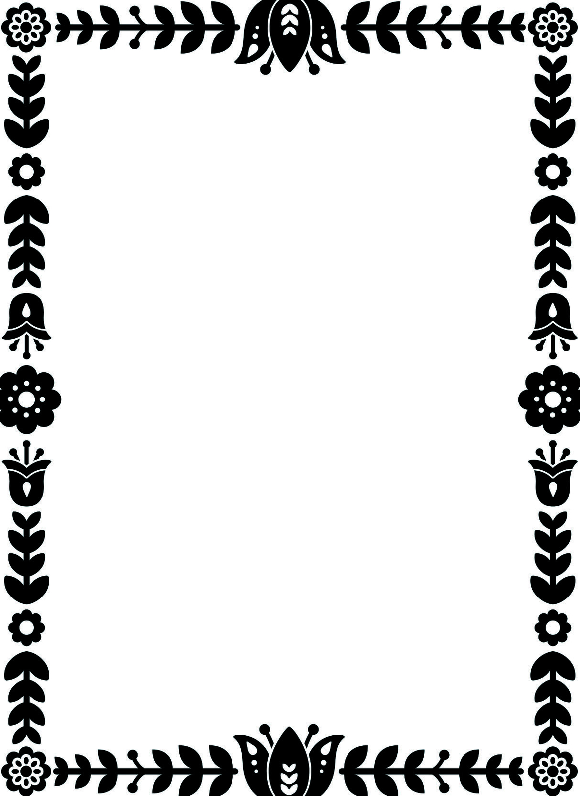Darice Embossing-Prägeschablone floral border 14,6x10,8cm